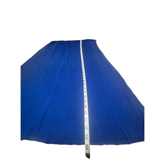 Urim Maxi Low wrap V Dress Royal Blue Sz 2XL NWT - Picture 6 of 6